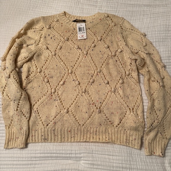 Mink Pink Sabrina Pom Pom Sweater - NWT - Size M - Picture 6 of 12